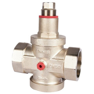 ROMMER Редуктор давления PN25 2" (с выходом под манометр 1/4")