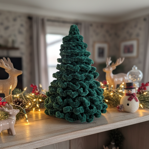 Вязаная ёлка (23 см)