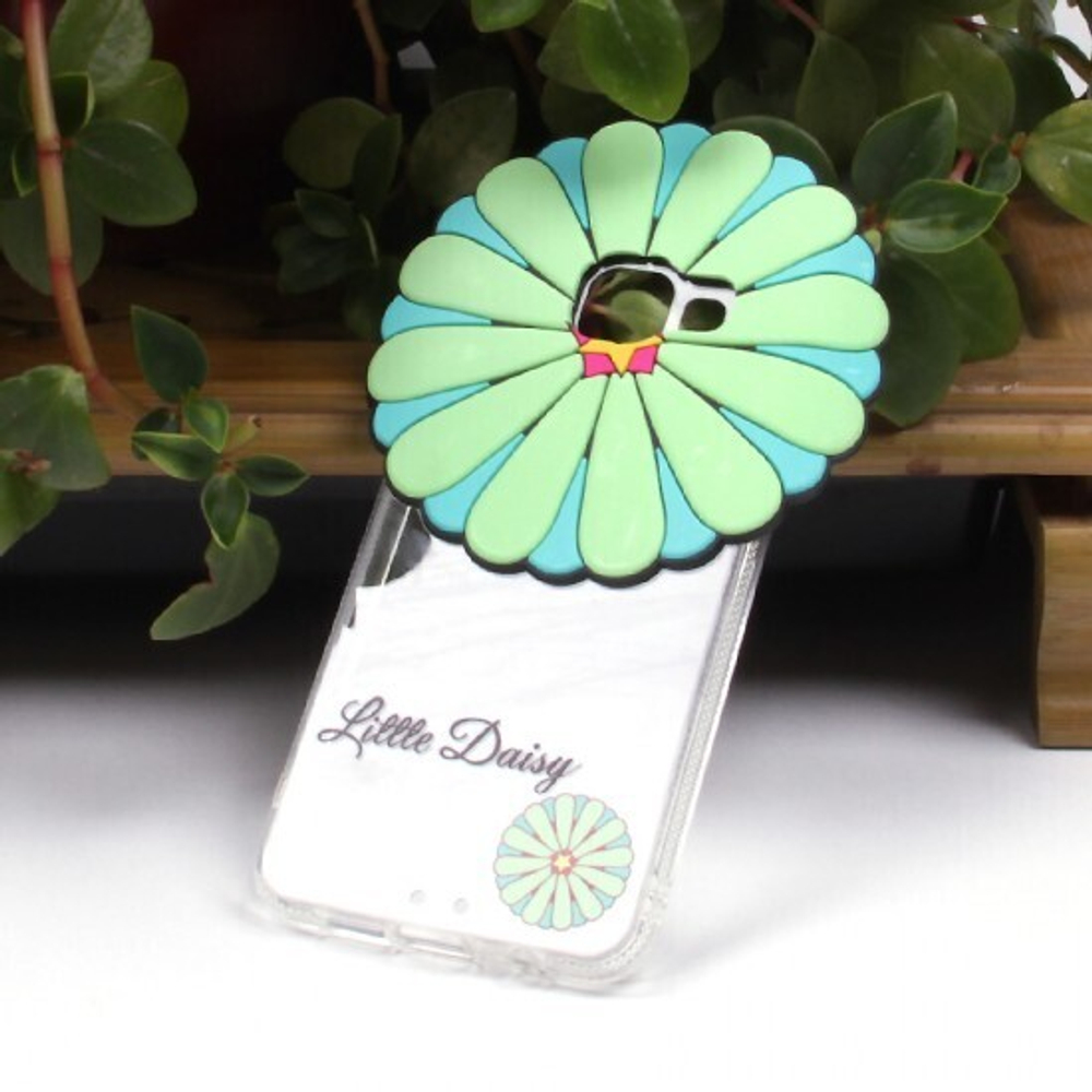 Силиконовый чехол "Цветы" для Samsung Galaxy A3 (2016), 009871