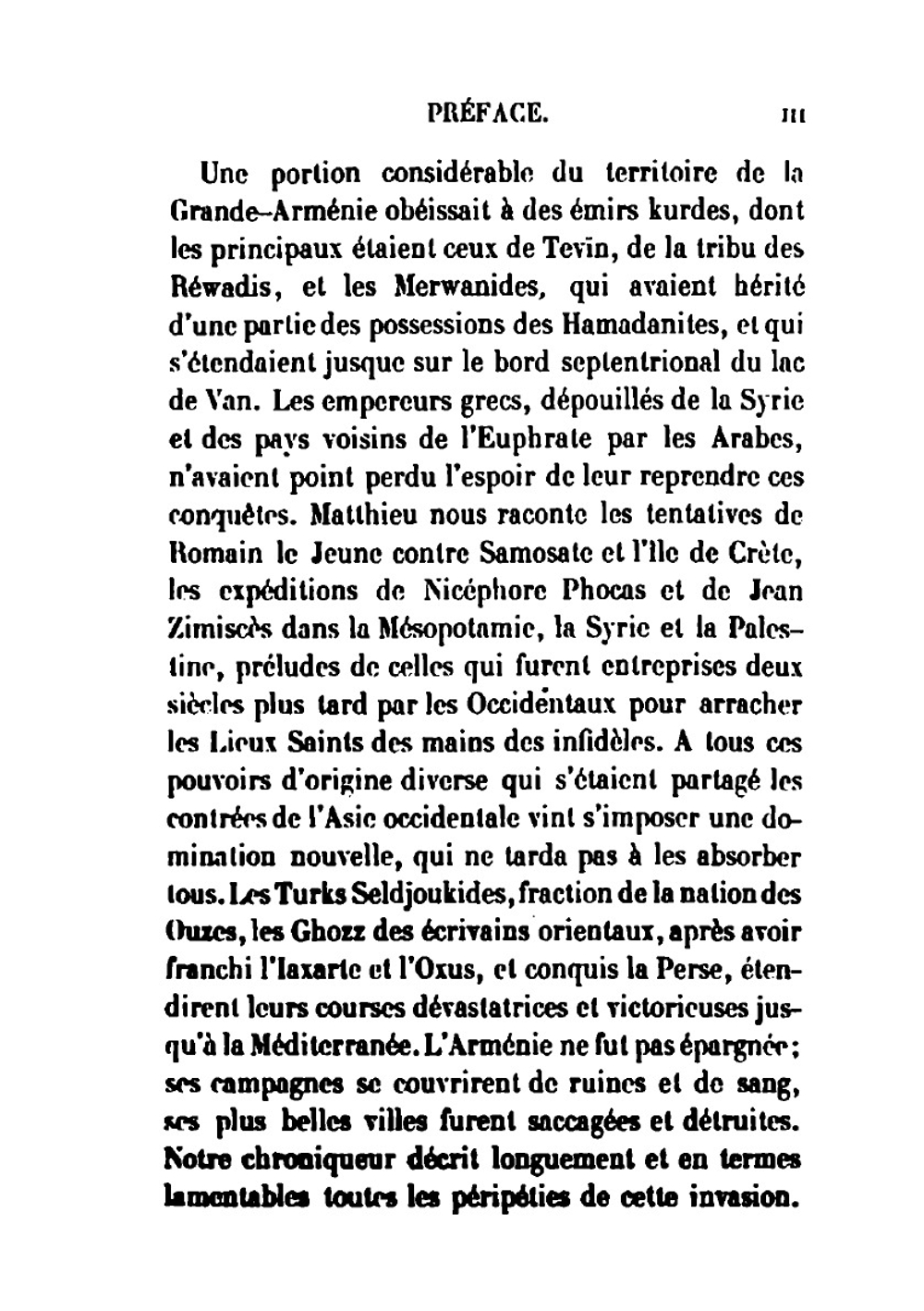 Chronique De Matthieu D'édesse 962-1136. Continuée Par Grégoire Le Prêtre Jusqu'en 1162 | Matthieu D'Edesse