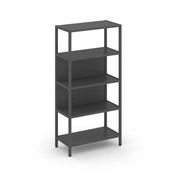 Shelf System Односекционный стеллаж четырехярусный SN.STM-411 Антрацит/Металл Антрацит 810*400*1613