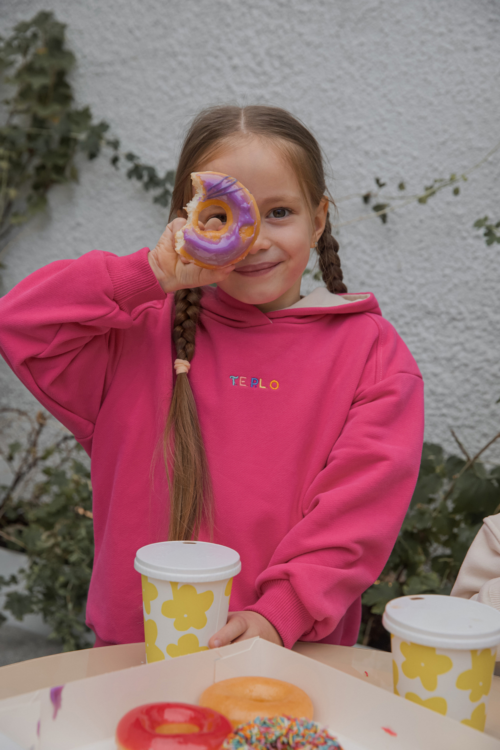 Худи в стиле oversize Пион