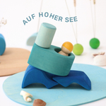 Деревянный сюжетный игровой набор "У воды"