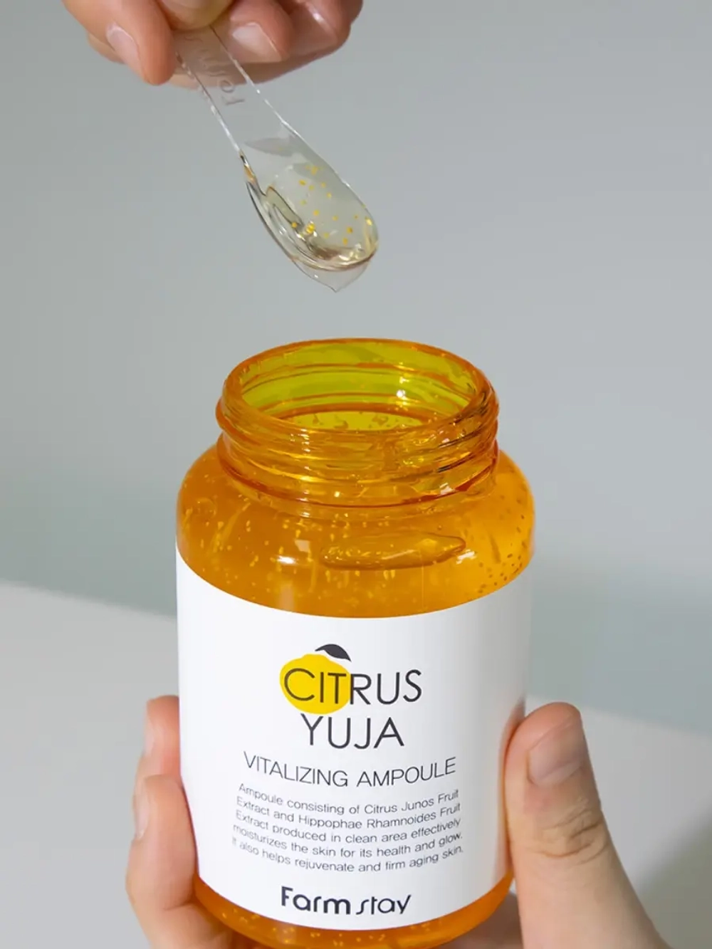 FARMSTAY - СЫВОРОТКА ДЛЯ ЛИЦА С ЭКСТРАКТОМ ЮДЗУ CITRUS YUJA VITALIZING AMPOULE, 250 МЛ.