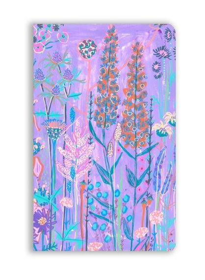 Bloknot \ Блокнот\ Notebook Lucy Innes Williams: Purple Garden House (Soft Touch Journal