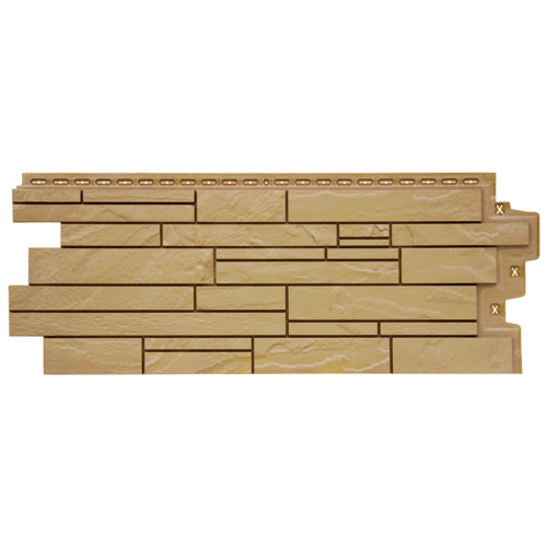 Панель фасадная Grand Line Classic Скала песочная 1110х410 мм