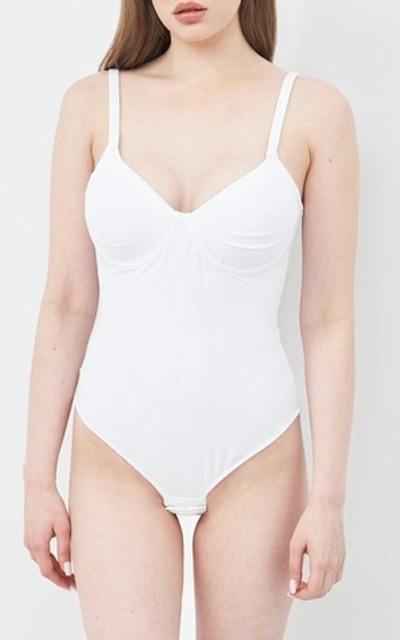 Боди с мягкими чашками на косточках (Размер: 3B) (Цвет: телесный)