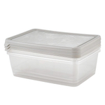 Набор контейнеров для продуктов HELSINKI Artichoke 3 шт 1,35л прямоуг. пепельный жемчуг