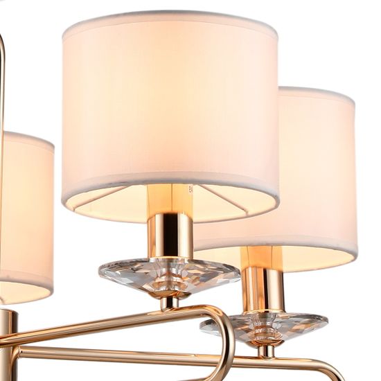 Люстра потолочная ILLUMICO E14  IL6196-5P-17 GD