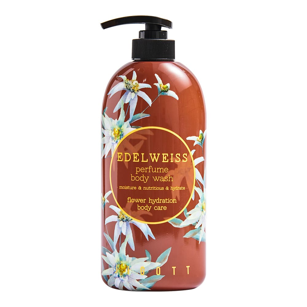 [JIGOTT] EDELWEISS PERFUME BODY WASH - Гель для душа ПАРФЮМИРОВАННЫЙ/ЭДЕЛЬВЕЙС, 750 мл