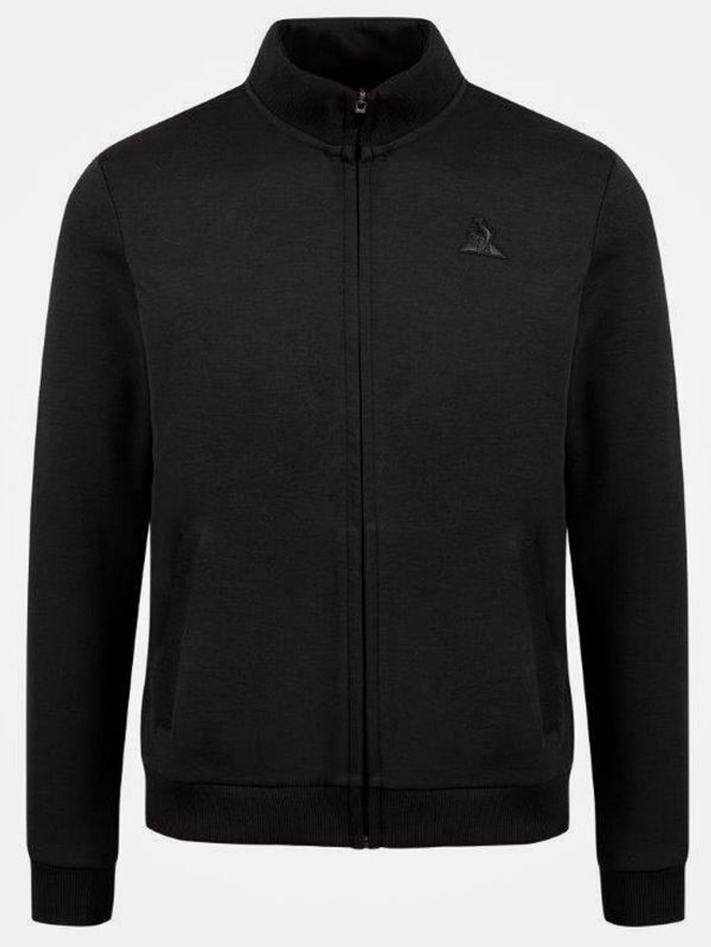 Мужская теннисная кофта Le Coq Sportif ESS T/T FZ Sweat No.1 M - черный