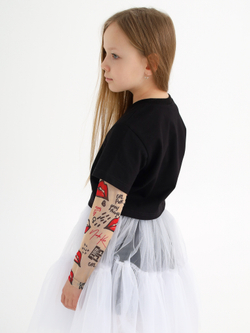Футболка SETKA INZIBE GIRL, черная