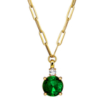 Колье Dyrberg Kern GLORY SG EMERALD GREEN / CRYSTAL 470145