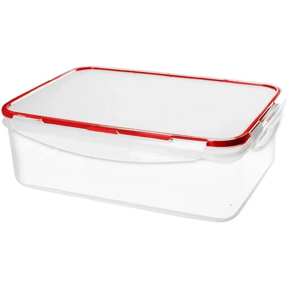 Контейнер для продуктов Modena прямоугольный 2,5л с защелками (бесцветный)
