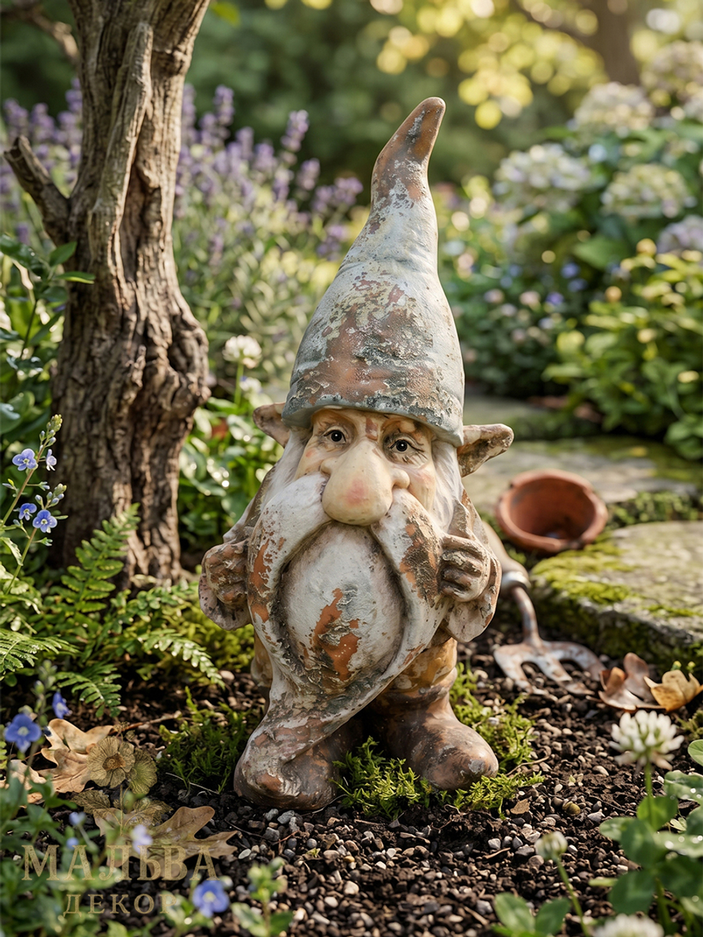 Садовый декор фигурка "Гном" 28x22x58 см от Clayre & Eef