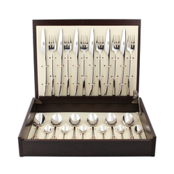 Набор столовых приборов на 6 персон 24 предмета Cutipol Mezzo в коробке