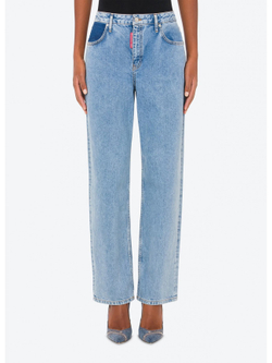 Женские джинсы Boyfriend MOSCHINO JEANS