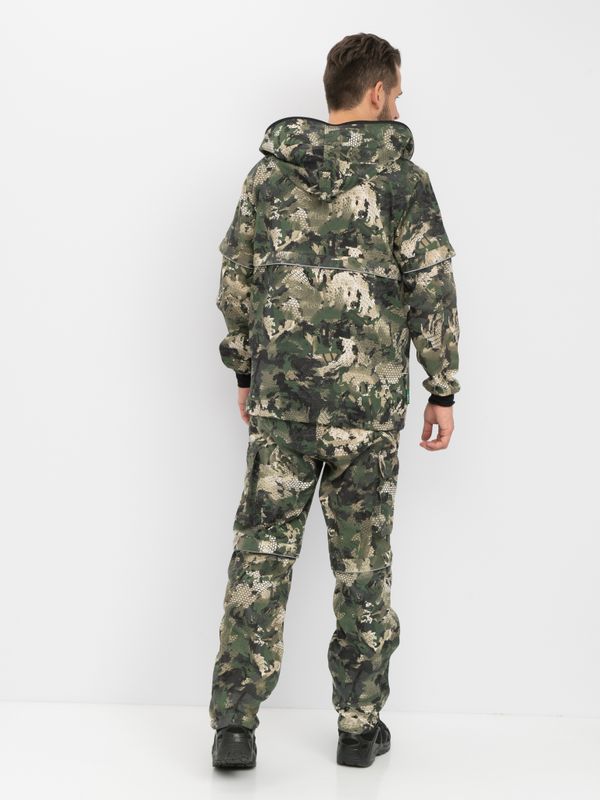 Костюм летний Антигнус-Люкс ткань Твил-Пич цвет Зелёный питон