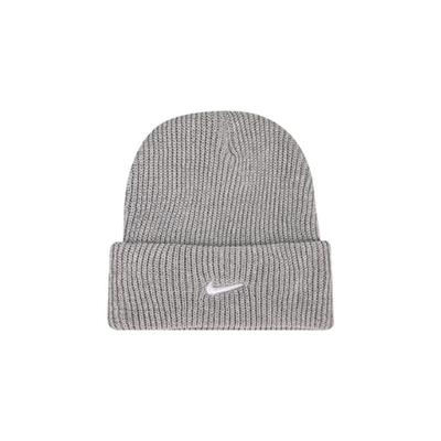 Шапка Nike Peak Tall Cuff Swoosh Beanie Grey