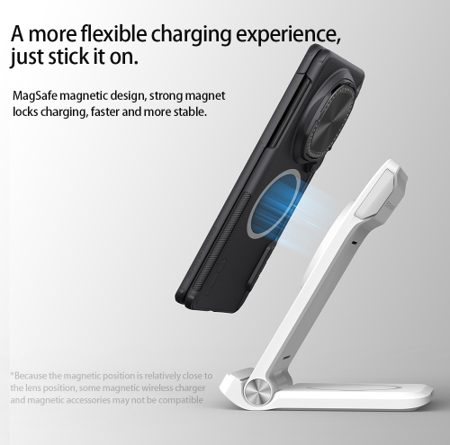 Усиленный чехол с поддержкой MagSafe от Nillkin для смартфона Huawei Mate X6, серия Super Frosted Shield Prop Magnetic Case