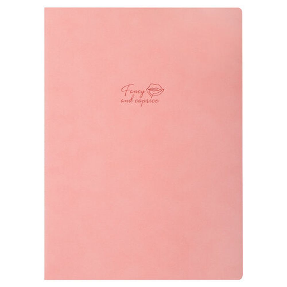 Тетрадь 60 л. без линовки обложка кожзам под замшу, сшивка, B5 (179х250мм), РОЗОВЫЙ, BRAUBERG CAPRISE, 403863