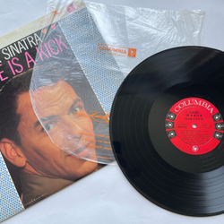 Винтажная виниловая пластинка LP Frank Sinatra Love Is A Kick (США 1959) Шестиглазая Коламбия