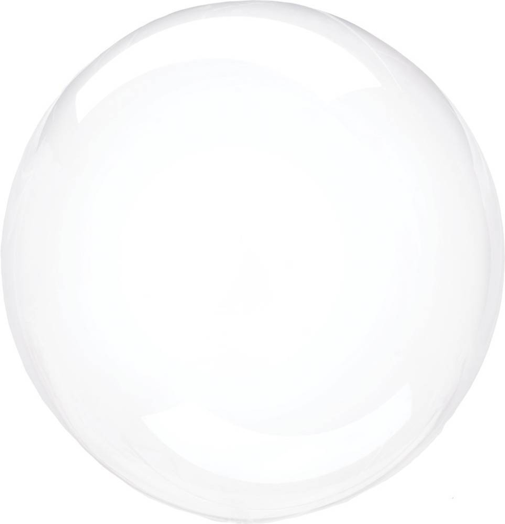 Bubble Deco 20" без рисунка, синяя уп. (Китай)(в сдутом виде)
