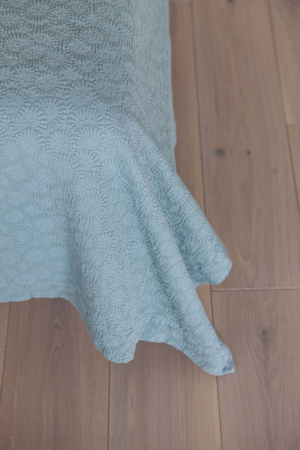 Покрывало 150x220 Luxberry Moss голубое