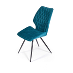 Стул Flash ромб поворотный 360 градусов, бархат изумрудный 87