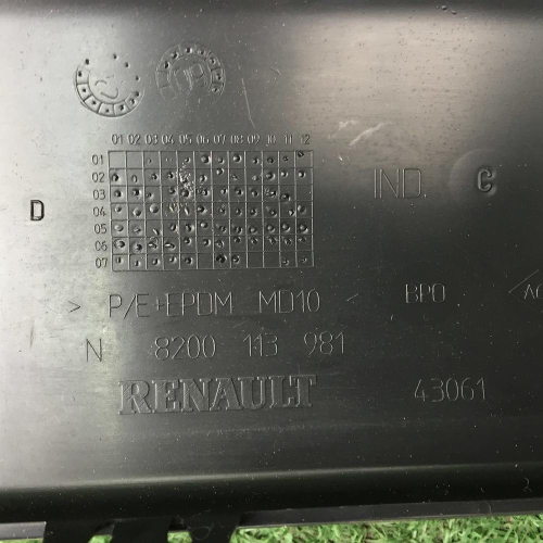 Накладка переднего бампера Комплект Renault Clio 2 (2001-2013)