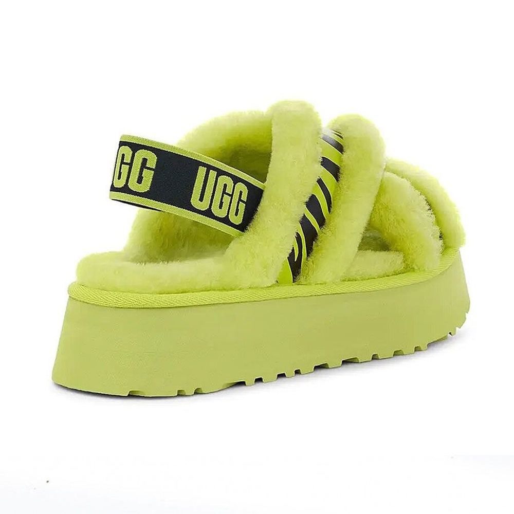 UGG Disco Cross Slide Key Lime