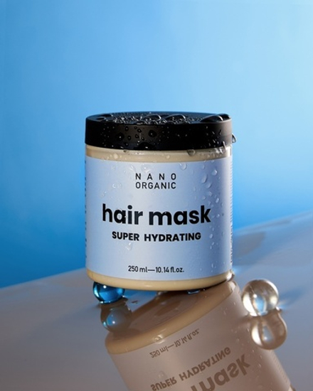 Увлажняющая маска для волос "Super Hydrating", ТМ NANO ORGANIC