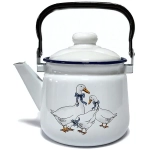 Чайник эмалированный 1,5л «Гуси»