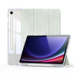 Чехол книжка зеленого цвета для Samsung Tab S10 Lite, Tab S10 FE, Tab S9, Tab S9 FE, серия Unid Series Case от Dux Ducis