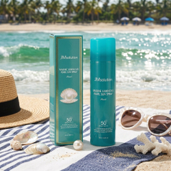 Солнцезащитный спрей с жемчугом JMsolution Marine Luminous Pearl Sun Spray SPF50+ PA++++, 180мл