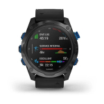 Умные часы Garmin Descent MK2I титановые с DLC-покрытием и черным ремешком