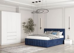 Кровать "Лана" (М) 1,2 (Синий Софт), ДСВ-Мебель, г. Пенза