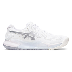 Женские теннисные кроссовки ASICS Gel-Resolution 9 Clay Court Shoe Women - White, Silver