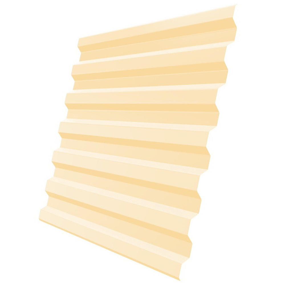 Профнастил С21 Grand Line Optima Pe 0,45 мм RAL 1015 светлая слоновая кость