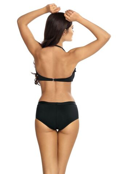 Раздельный купальник с оборками на лифе (Размер: 75/38) (Цвет: черный)