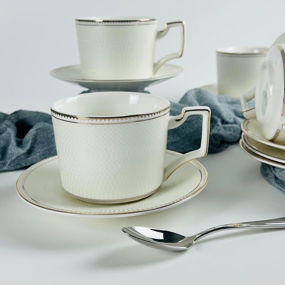 Lenardi 244-051 Чайный набор 12пр.280мл в под.уп.(х8)Фарфор