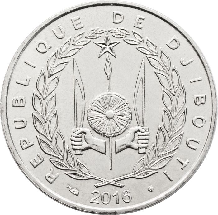 50 франков 2016 Джибути