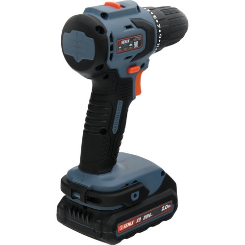 Дрель аккумуляторная SENIX PDDX2-M3-EU, 2акб, зу, кейс