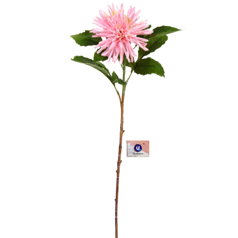 Цветок искусственный «Natur «74см Хризантема розовая