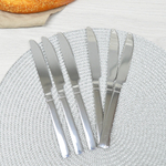 Набор столовых ножей "№5" 6 штук, нержавеющая сталь, NNOSO-68