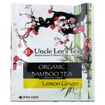 Uncle Lee's Tea, органический бамбуковый чай, лимон и имбирь, без кофеина, 18 чайных пакетиков, 28,8 г (1,02 унции)
