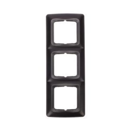 DEA Рамка 3-я горизонтальная Черный Металлик KRANZ