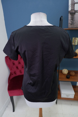 Футболка базовая с принтом 42 размер