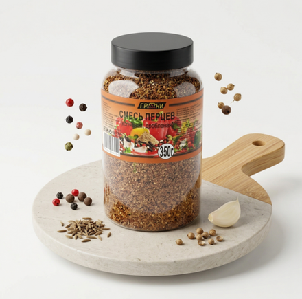 Смесь перцев копченая дробленая 350 гр