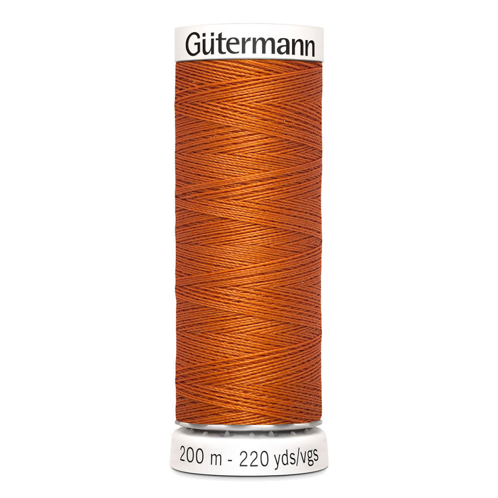 01 Нить Sew-All 100/200 м для всех материалов, 100% полиэстер Gutermann 748277 (982 св.рыжий)